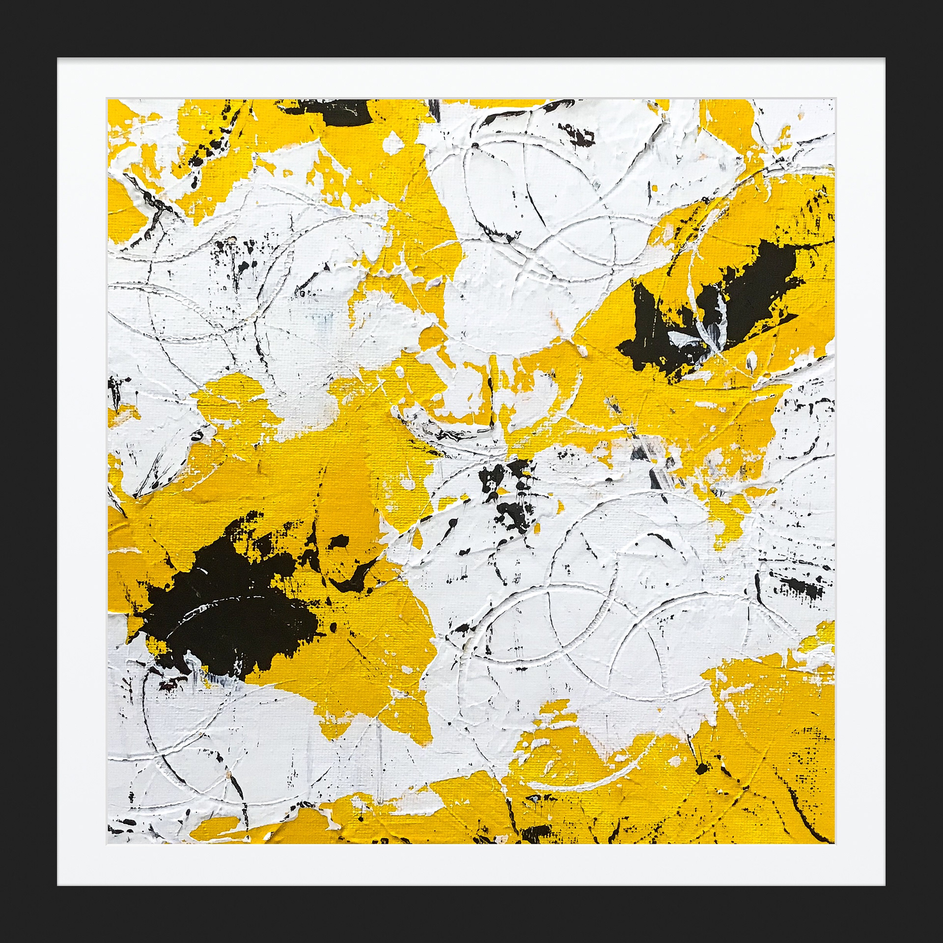 SUN 12 x 12 Acrylic on Canvas Board $75 (Unframed)
