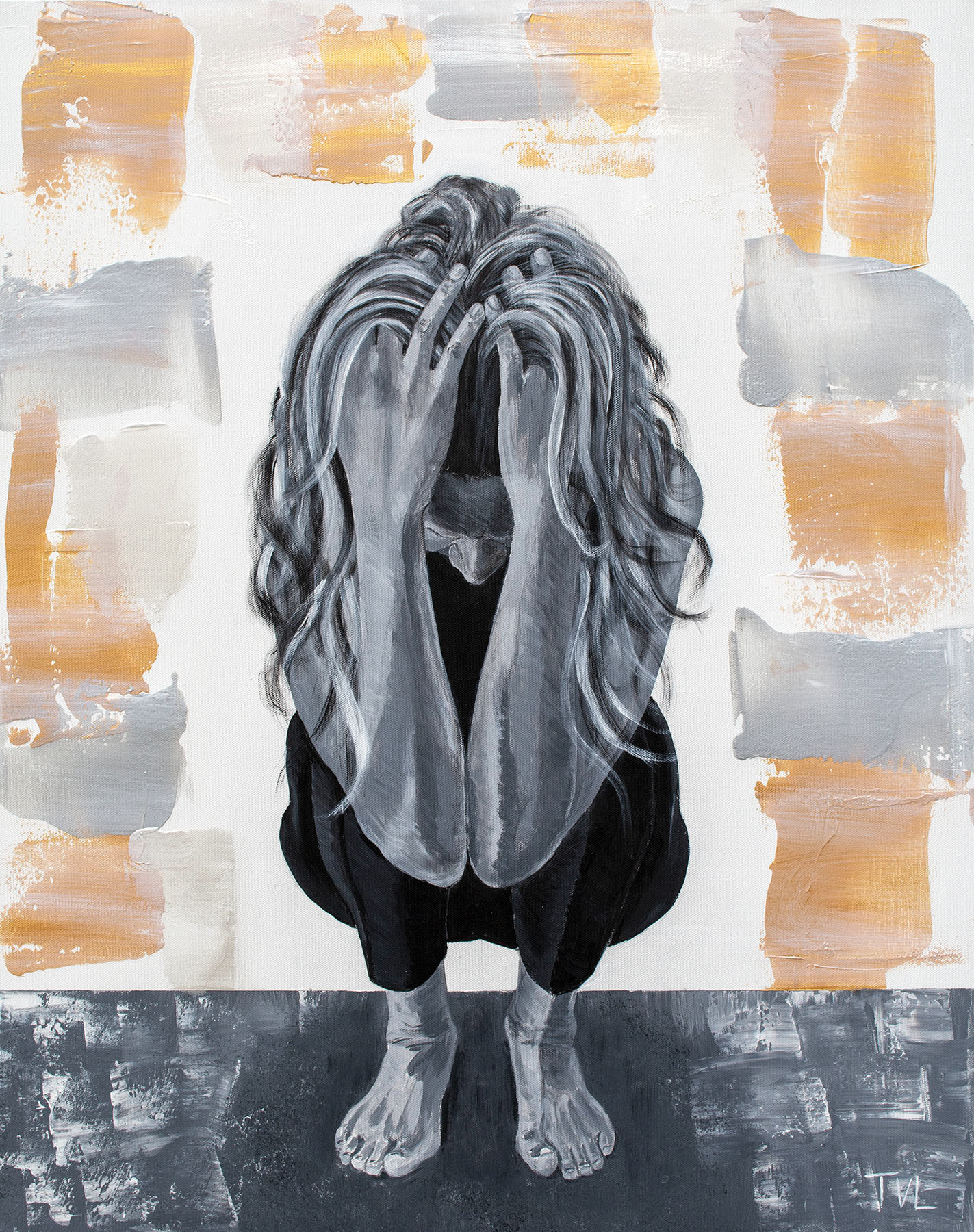 2020 ELECTION - A SELF-PORTRAIT - 24 x 30 Acrylic on Canvas $270