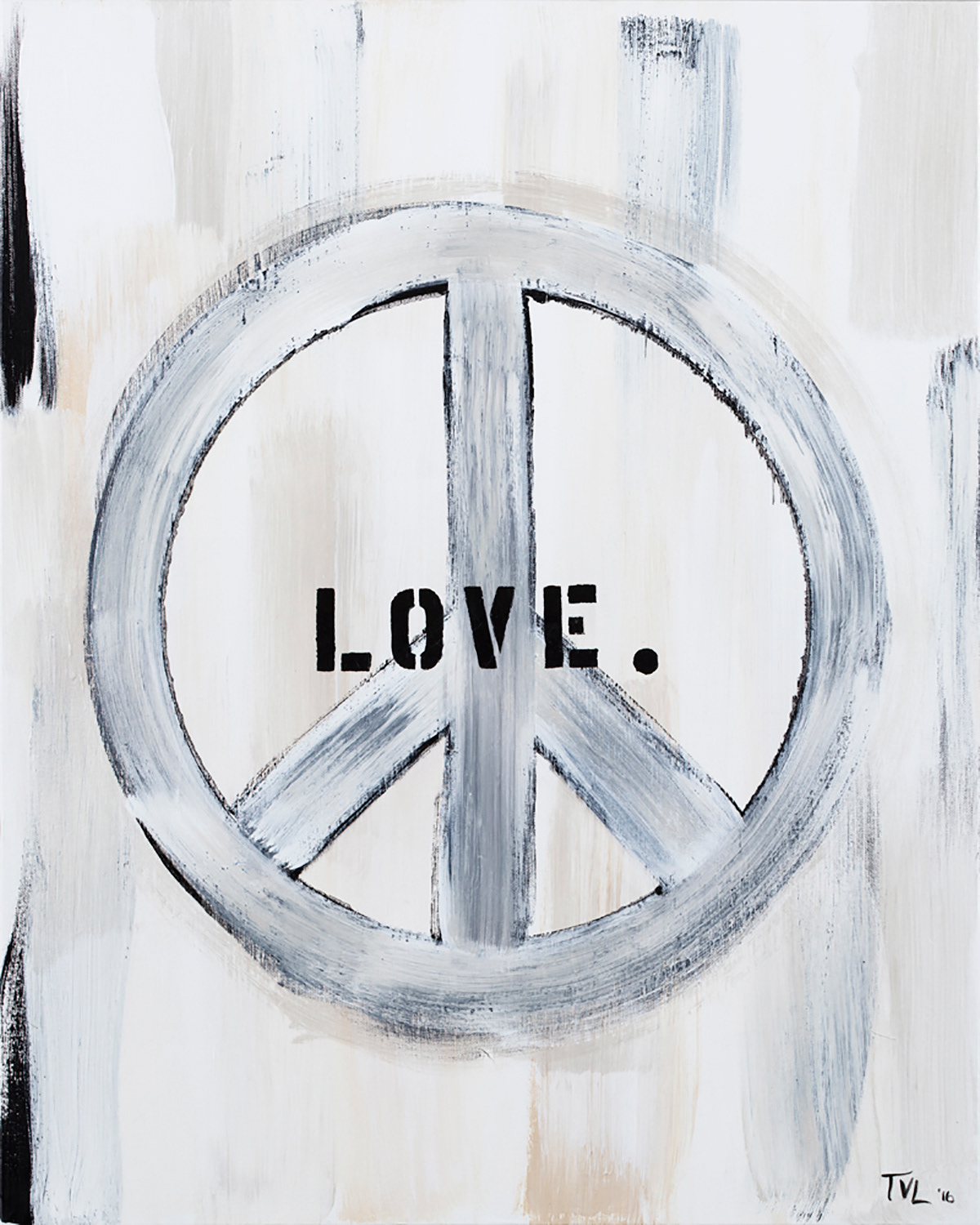LOVE PERIOD - 24 X 30 Acrylic on Canvas $270