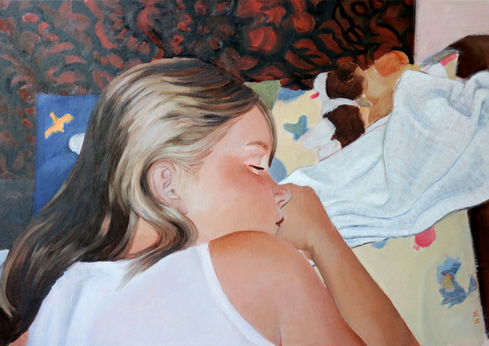 51x74 oil on cardboard, 2020