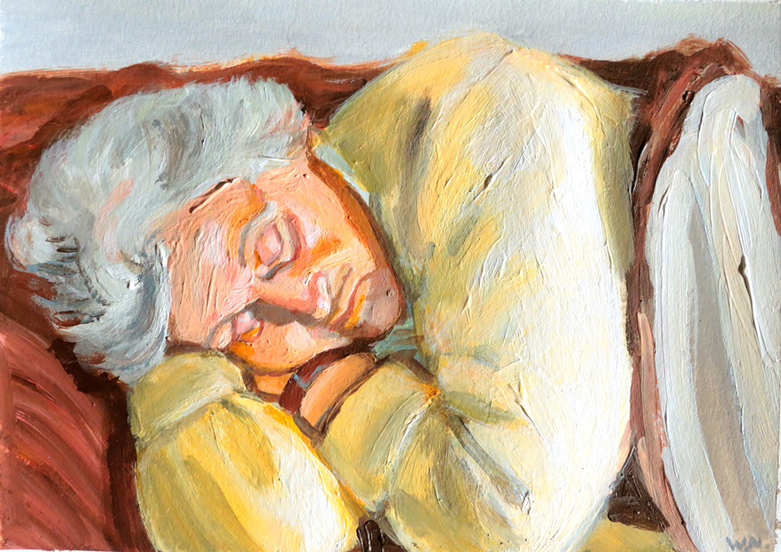 acrylic on paper 19x26