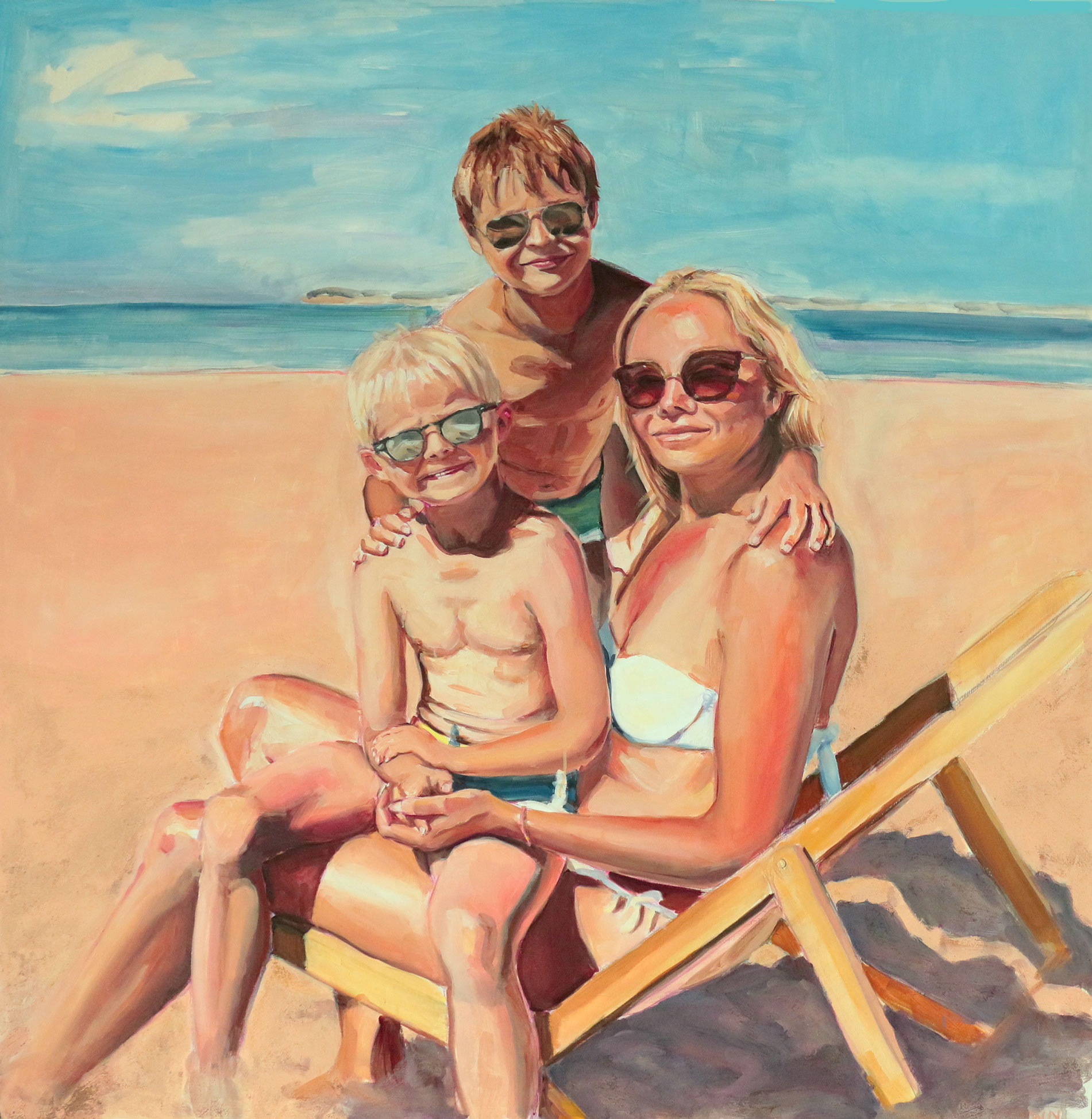 oil on wood 122 x 125 private collection, 2021