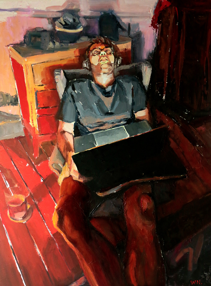 oil on wood 80x60, 2022