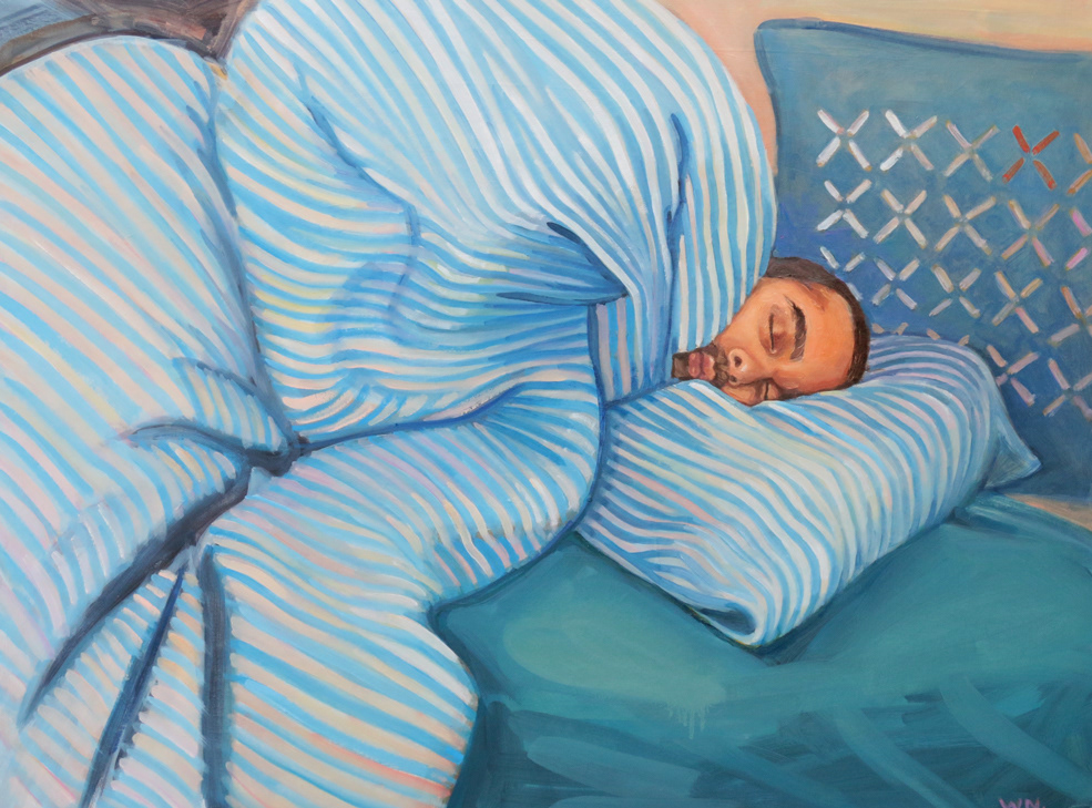 oil on cardboard 60x80
