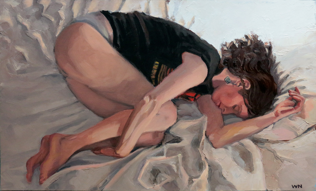 oil on cardboard 32x53, 2020