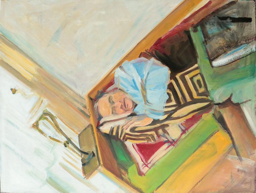 oil on cardboard 80x60