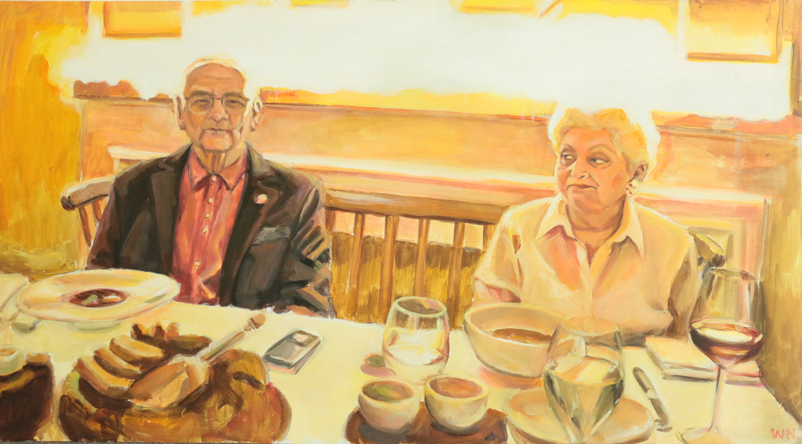 oil on wood 122x68