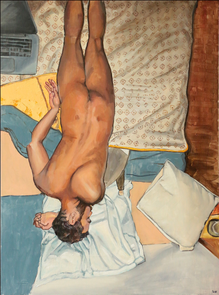 oil on wood 91x122
