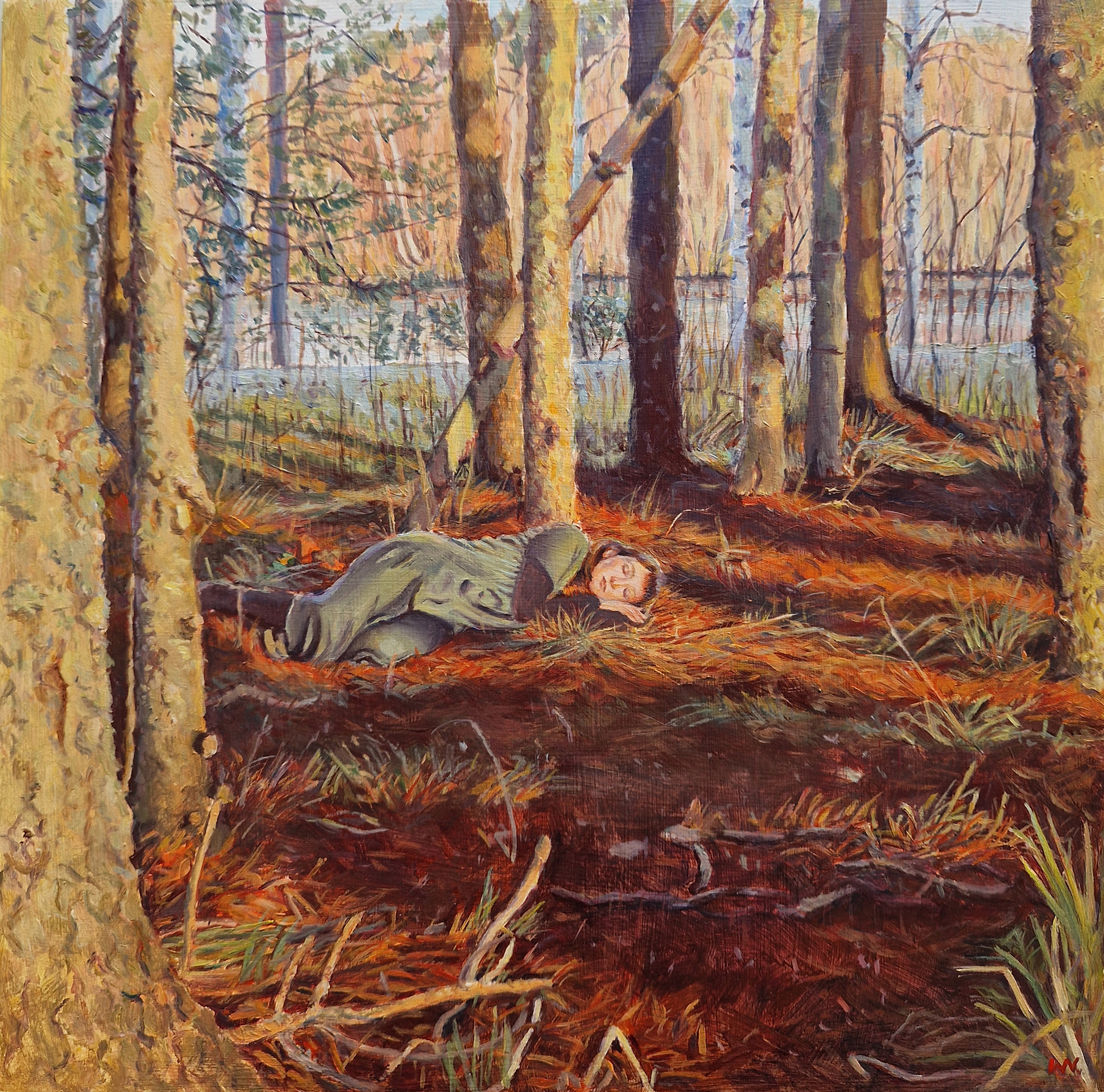 oil on wood 28x28 cm 2026