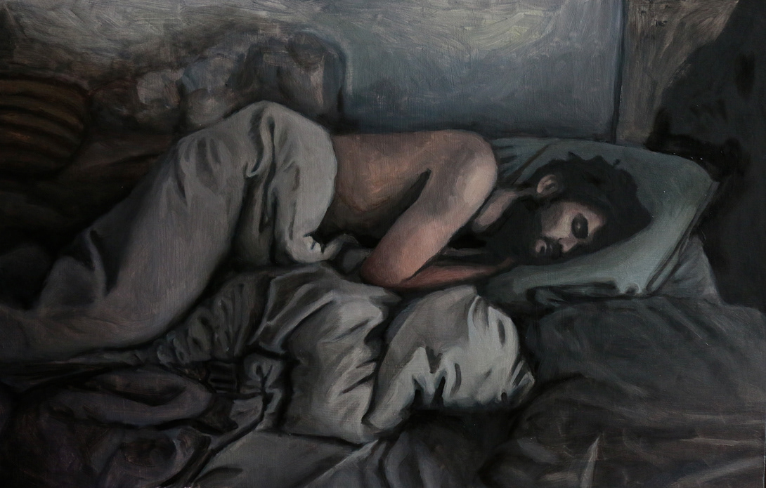 oil on cardboard 40x64, 2020