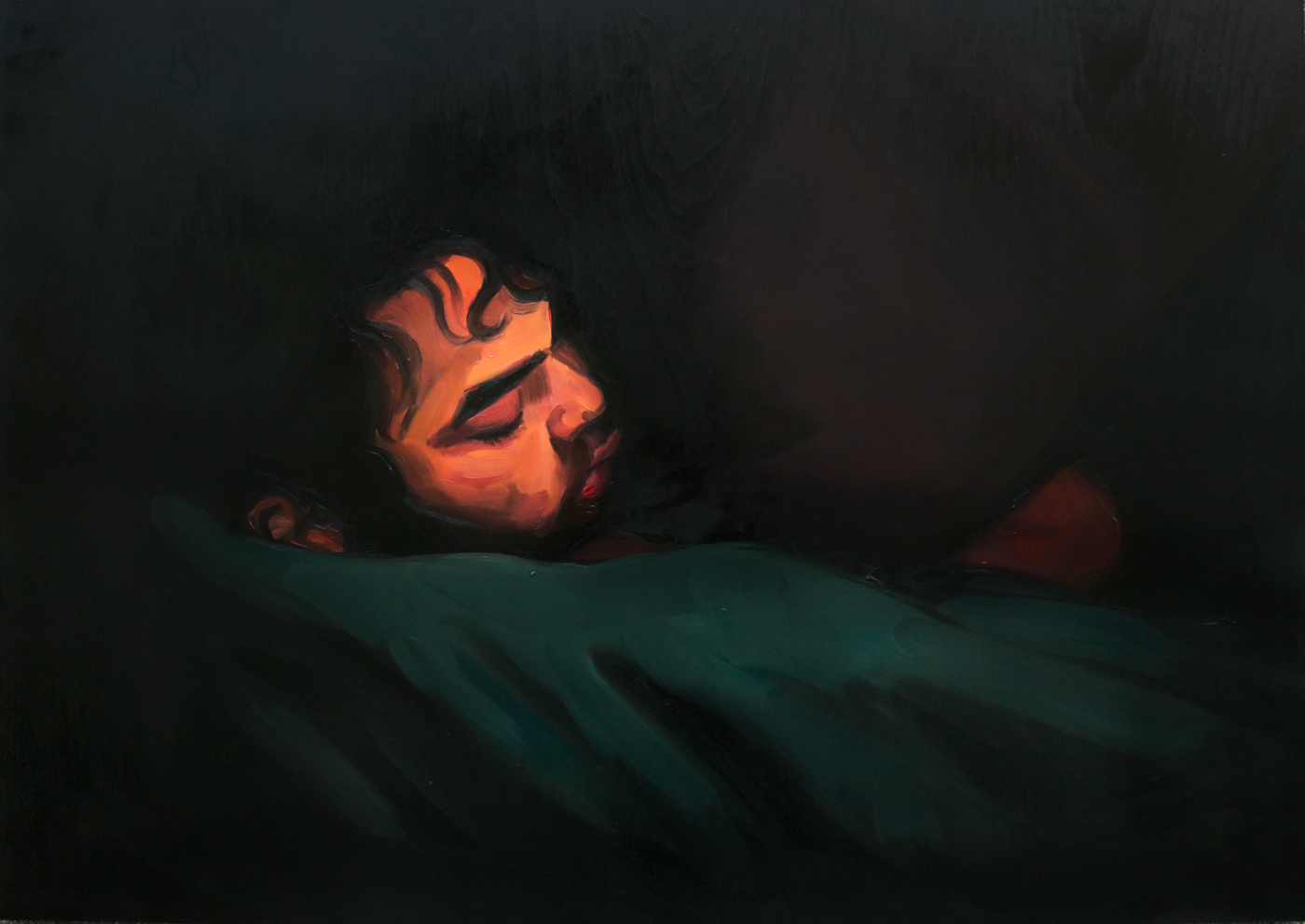 oil on wood 50x70, 2022