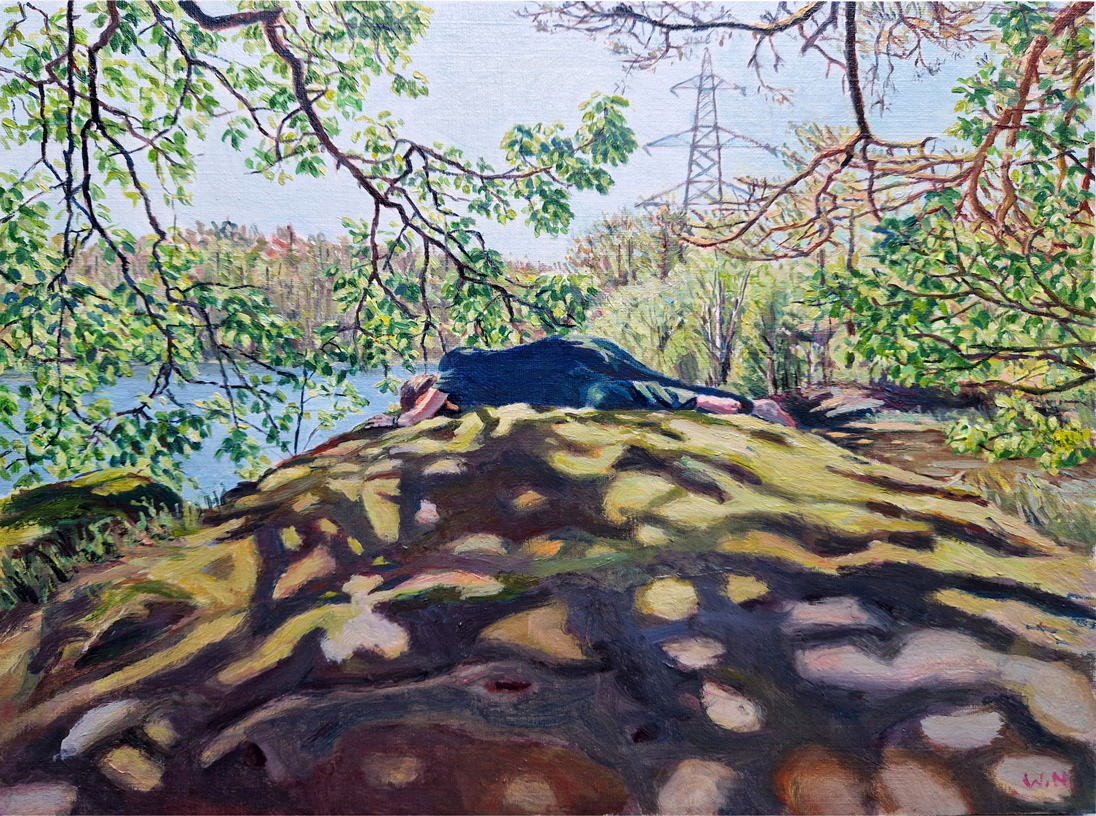 oil on paper 18x24 cm 2026