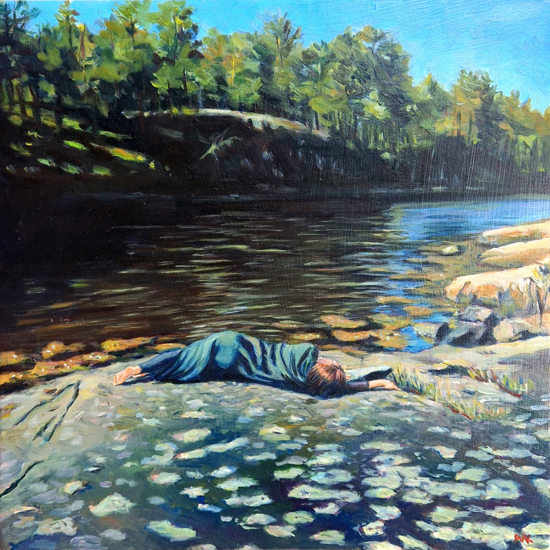 oil on wood 28x28 cm 2026