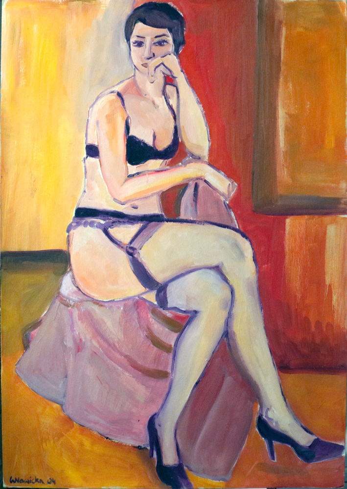 Acrylic on cardboard 70x100