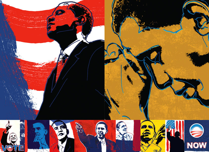 Ten to the 4th series for the Barack Obama Campaign, DreamCorps, Van Jones, &amp; the Creative Action Network