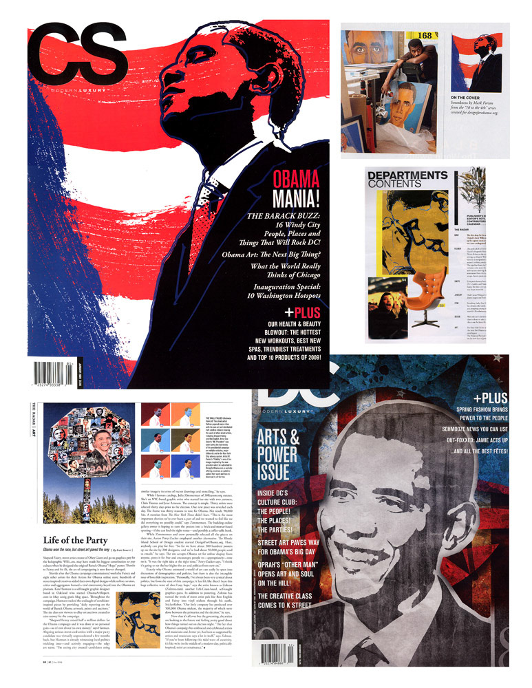Press Coverage for the Ten to the 4th series for the Barack Obama Campaign, DreamCorps, Van Jones, &amp; the Creative Action Network