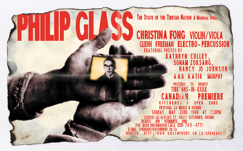 Philip Glass: The State of the Tibetan Nation A Madrigal Opera for Philip Glass