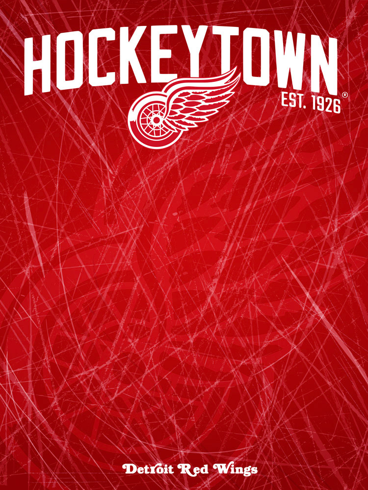Hockeytown Detroit Red Wings Poster