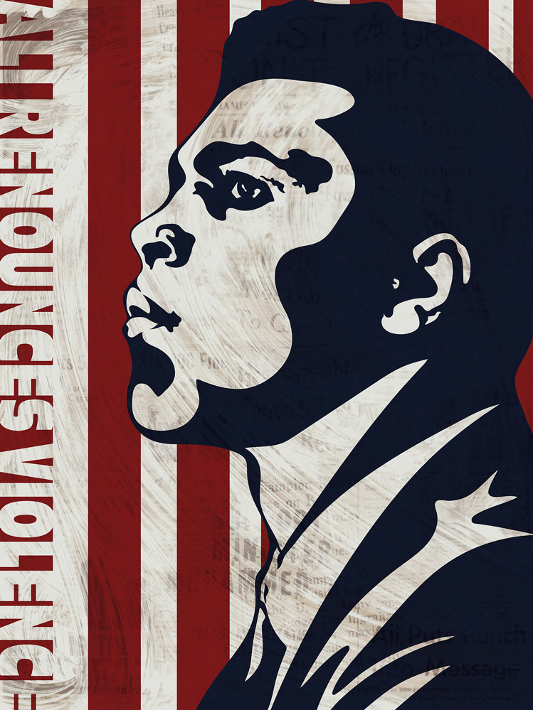 Ali Renounces Violence for the Bleacher Report, Creative Action Network &amp; Boys &amp; Girls Clubs