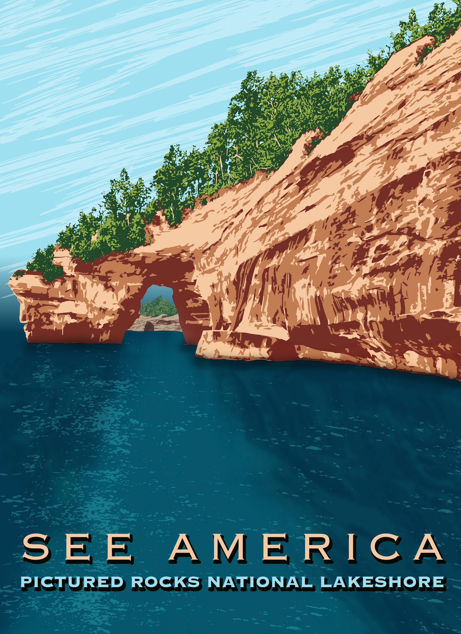 Pictured Rocks National Lakeshore for The National Park Service (NPS), Creative Action Network, &amp; Earthjustice