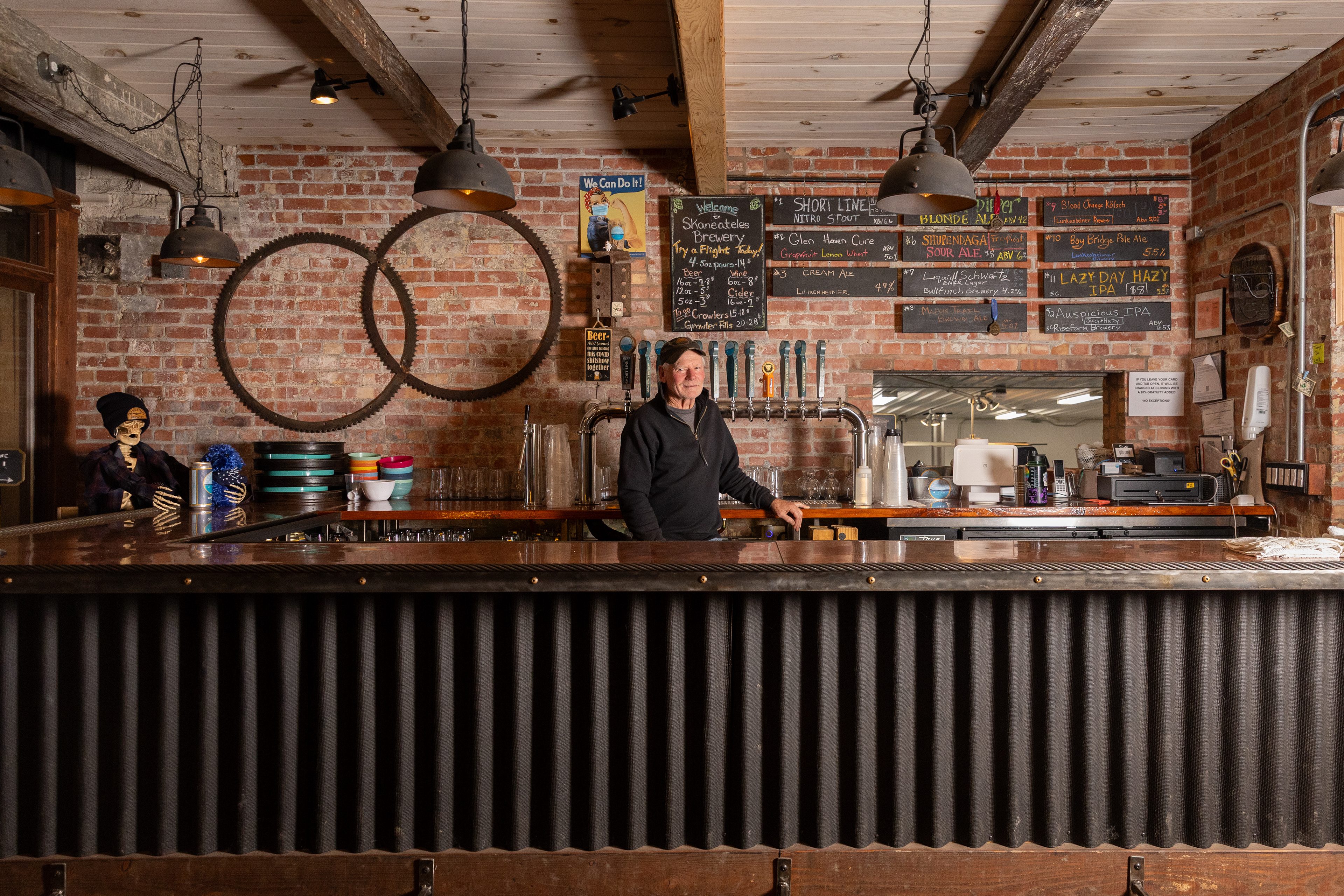 Since the age of 14, owner John Meneapace has worked in historic factory buildings, developing a deep love and respect for the craftsmanship that existed before mass production. Staying true to this, Meneapace has preserved the building's original bricks and wood flooring, allowing the contemporary community to experience and feel the history embedded in the building.