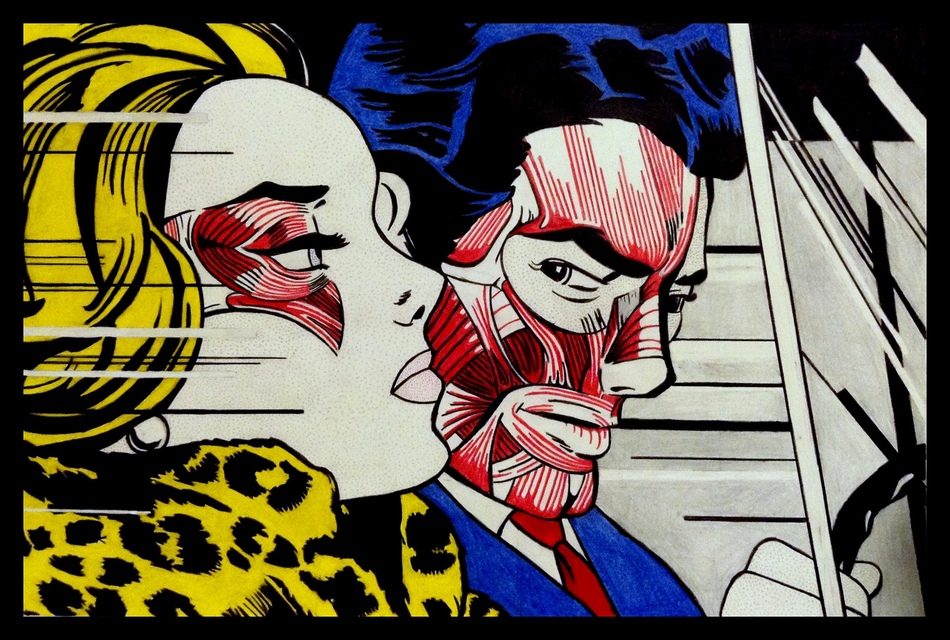 Anatomy of Lichtenstein's In The Car