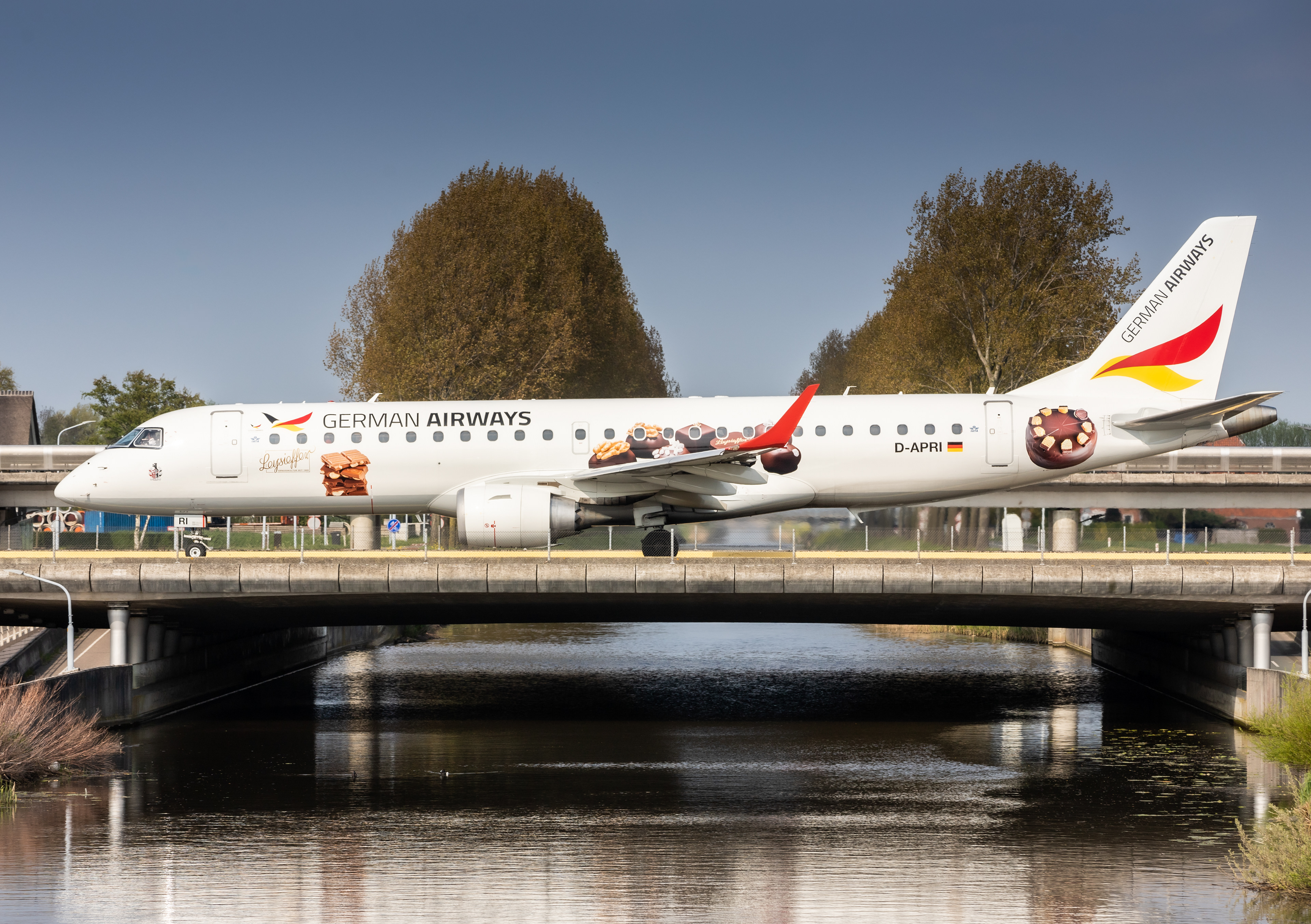 German Airways E190 - Amsterdam Schiphol Airport
