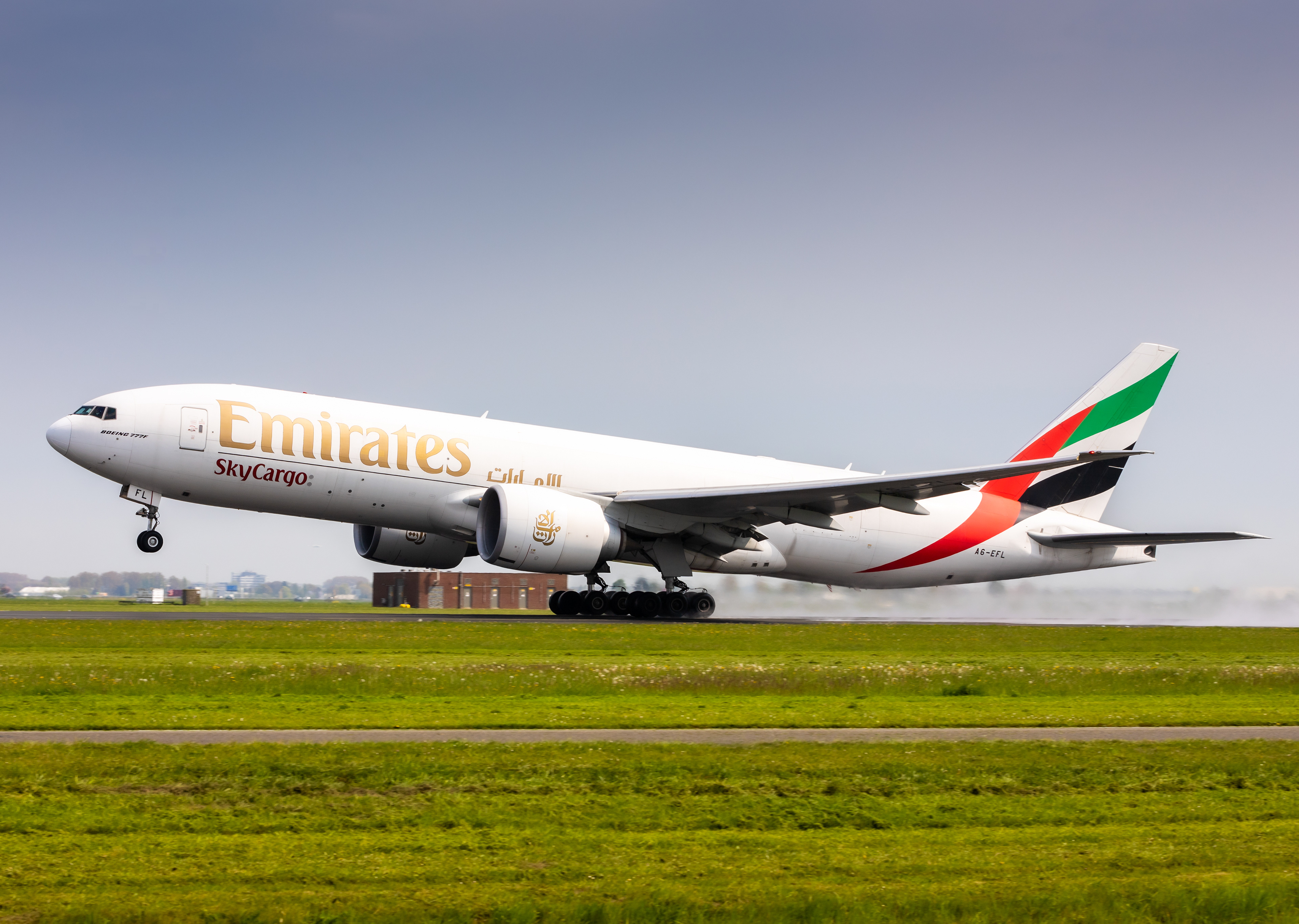 Emirates SkyCargo B777-200 - Amsterdam Schiphol Airport