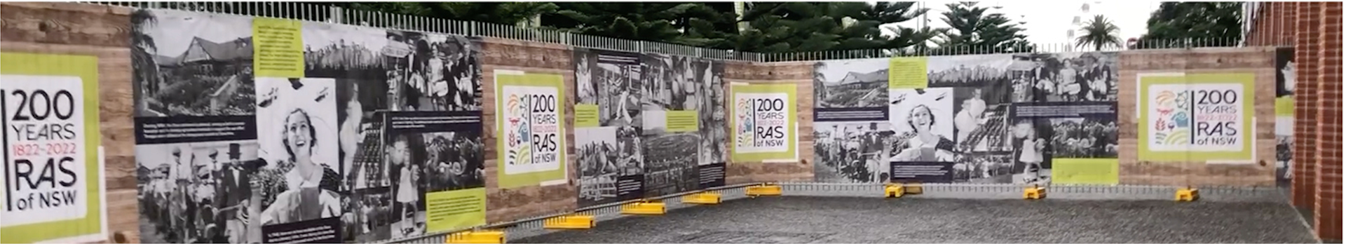 SRES 200 years fence scrim
