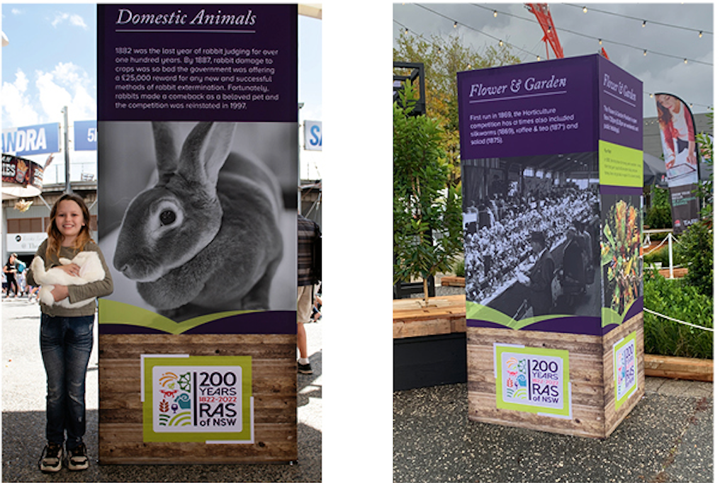 SRES 200 years signage