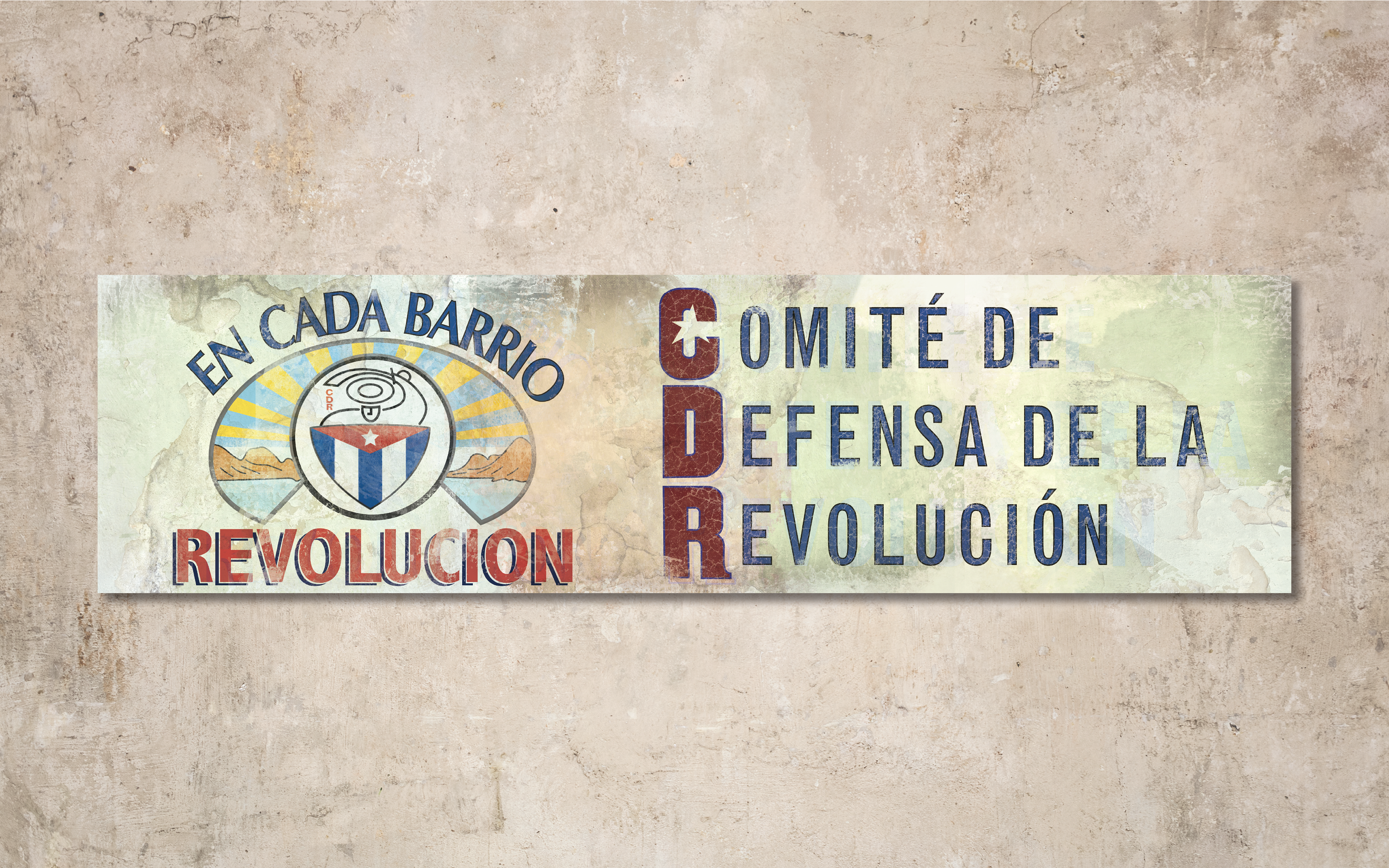 Mural rendered in Photoshop