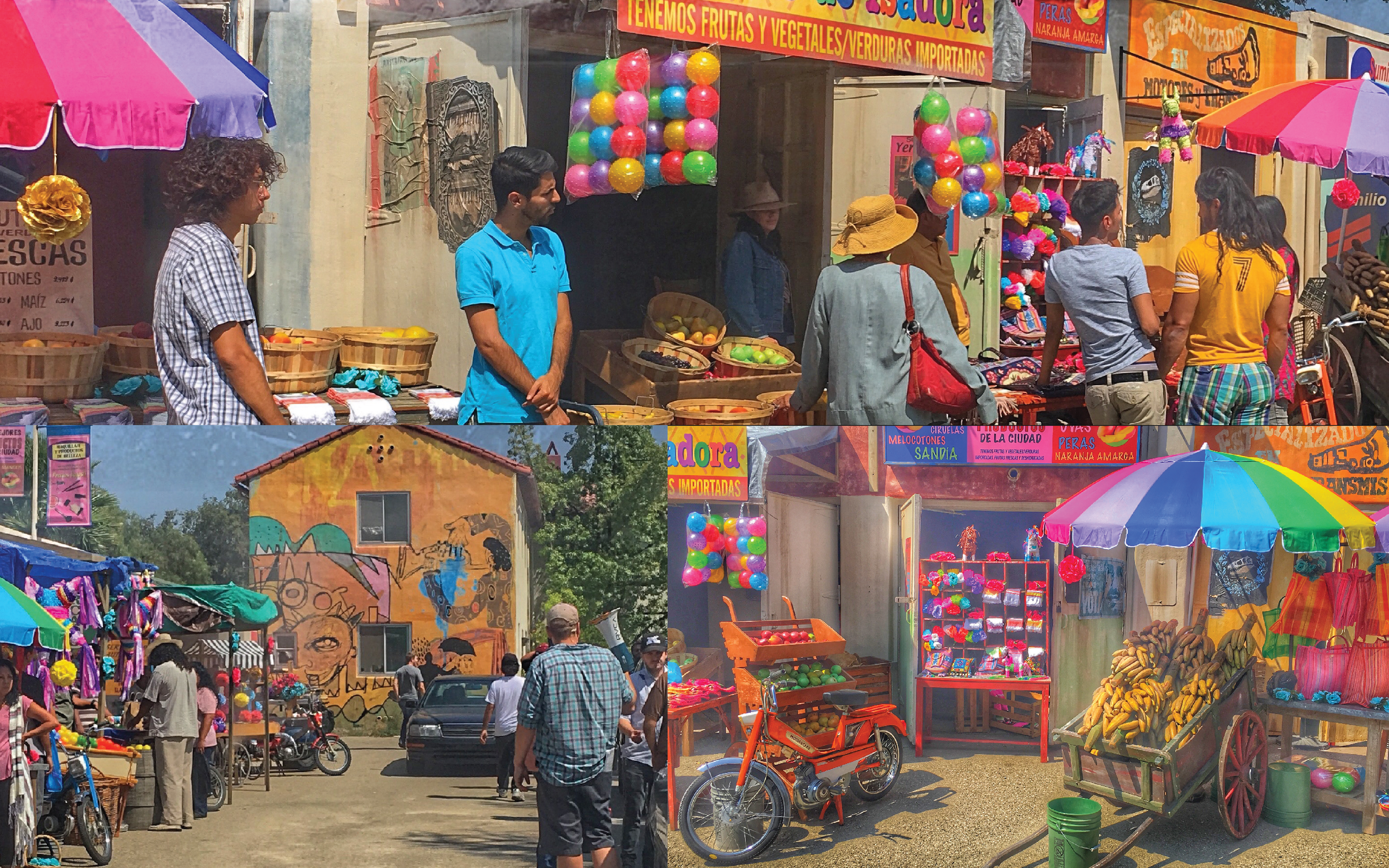 Paraguay Market signs, posters, mural and banners