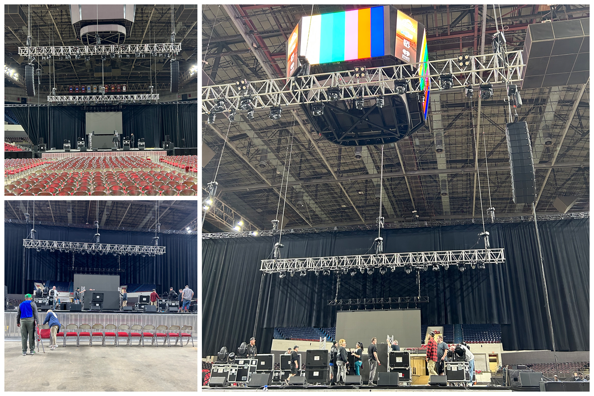 Derby Soundstage Concert Set Up