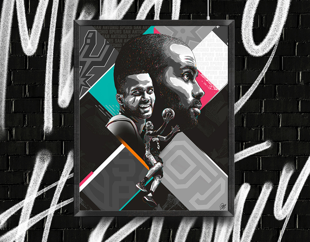 Ptitecao Studio - Sport graphic designer - NBA Typography