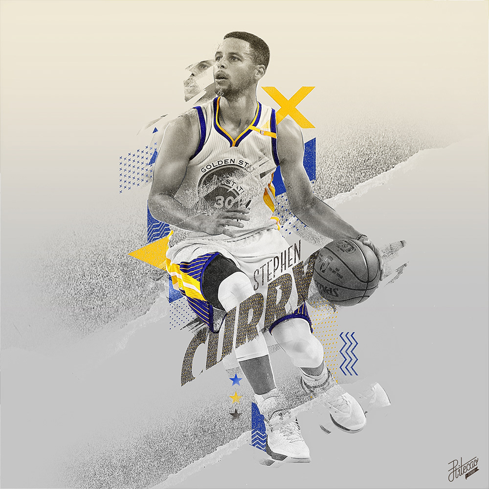 Ptitecao Studio - Sport graphic designer - NBA Typography Animations