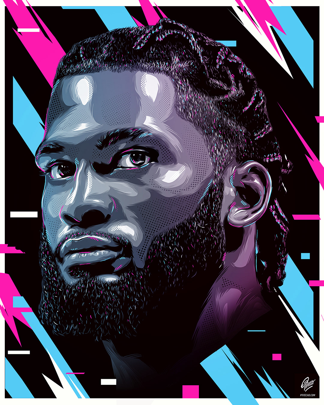 Ptitecao Studio - Sport graphic designer - NBA Typography Animations