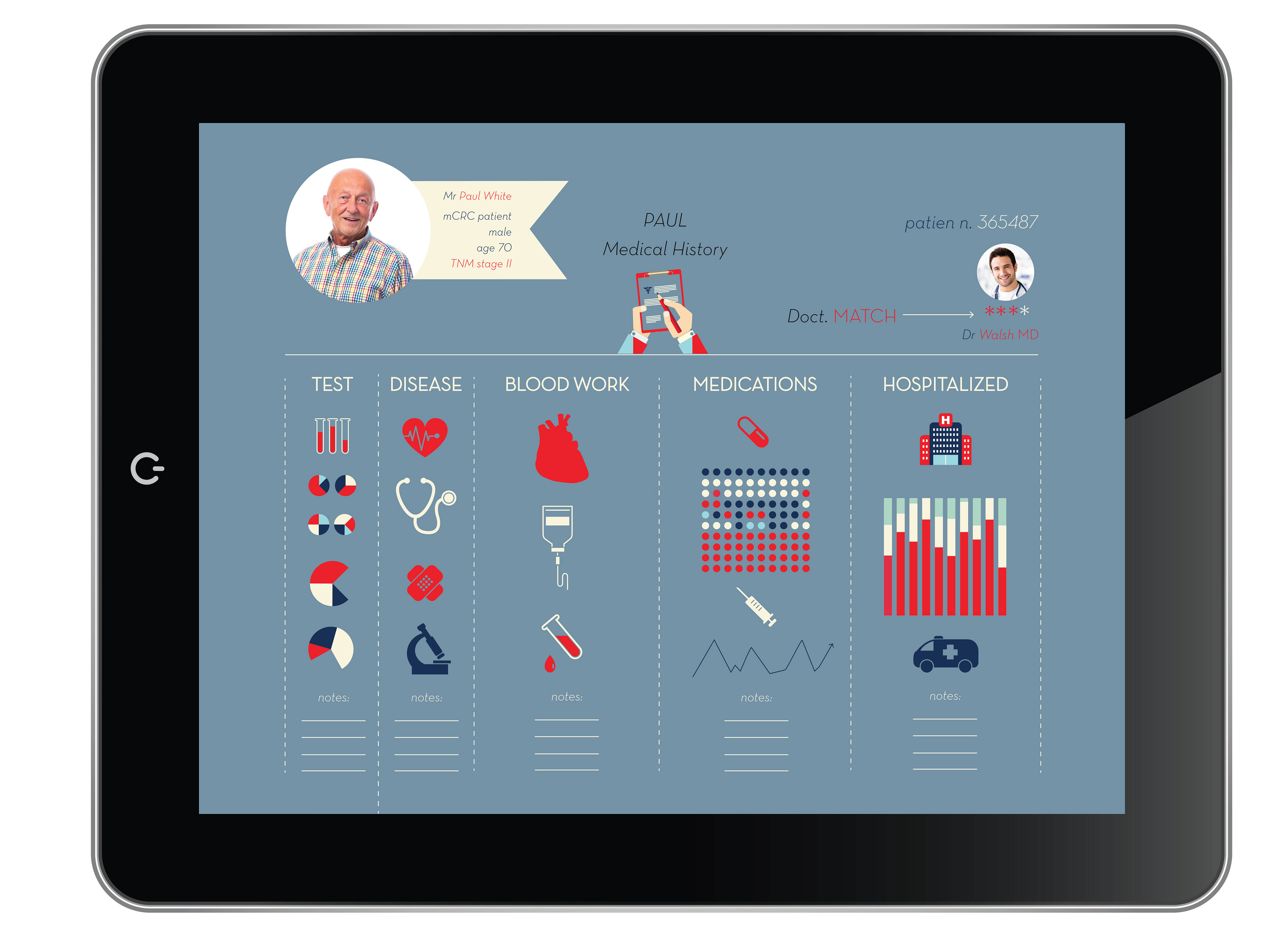 Icons and Charts Design