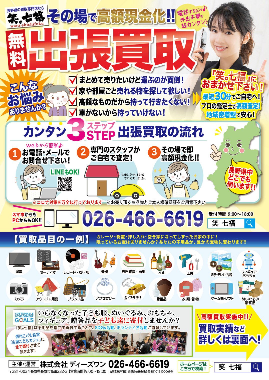 出張買取表面