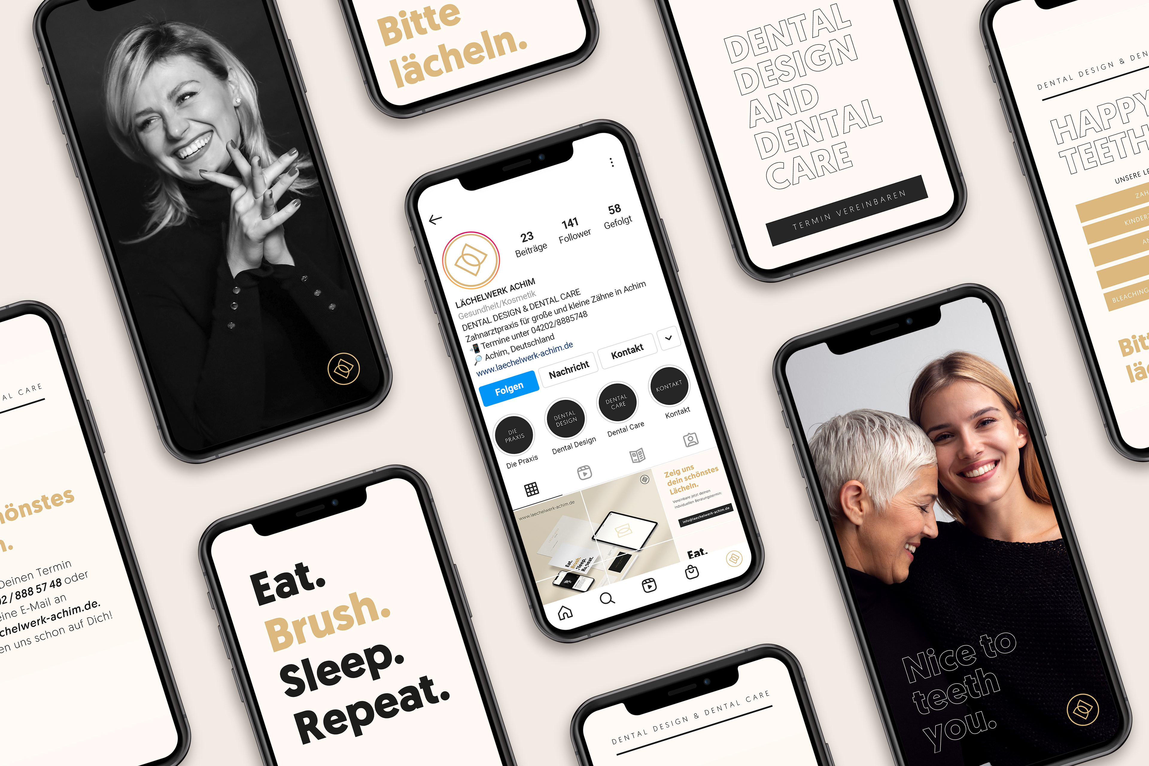 Lächelwerk Achim Social Media Templates
