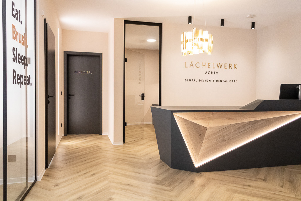 Empfangsbereich des LÄCHELWERK Achim