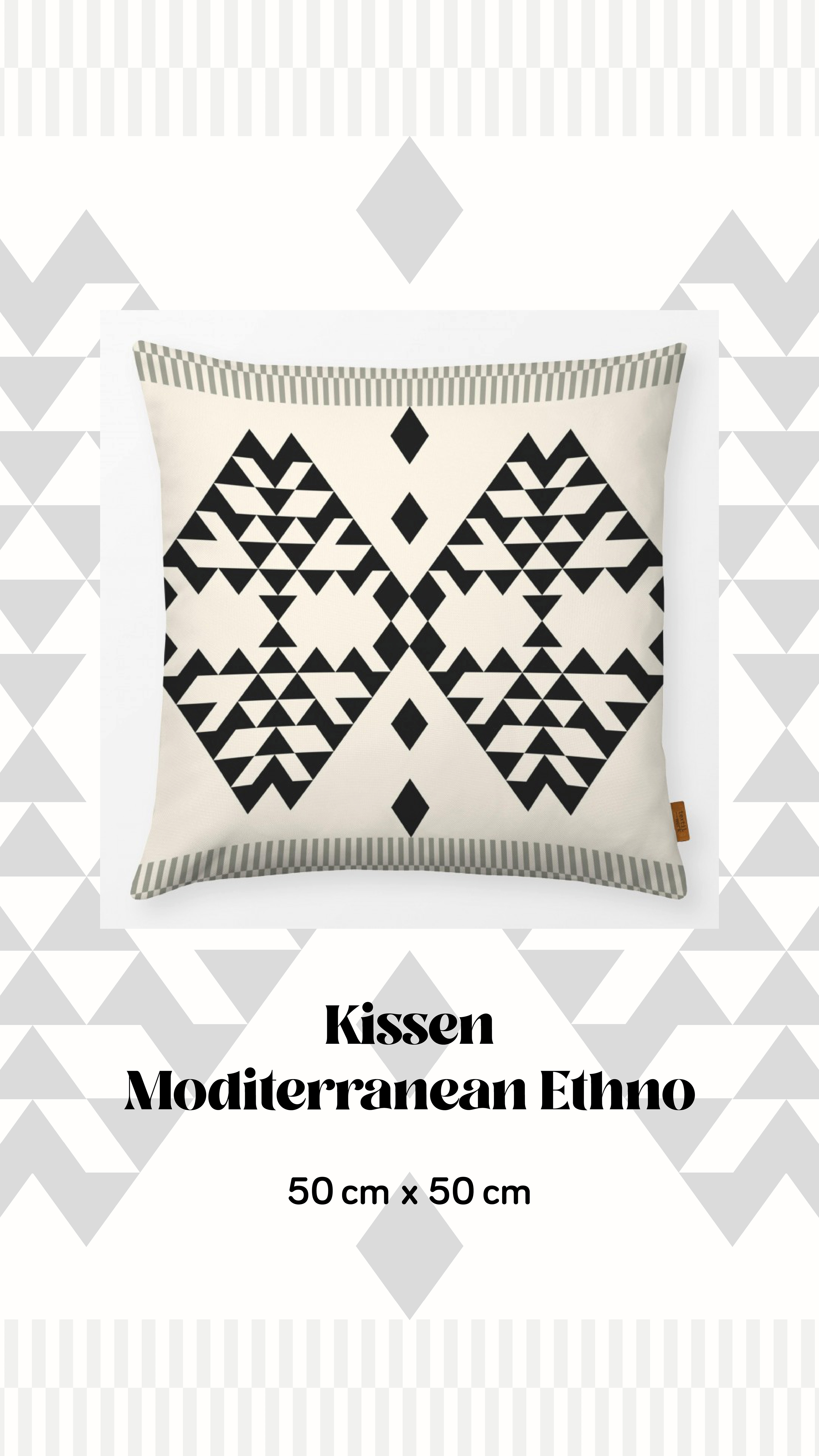 Kissen Mediterran Ethno