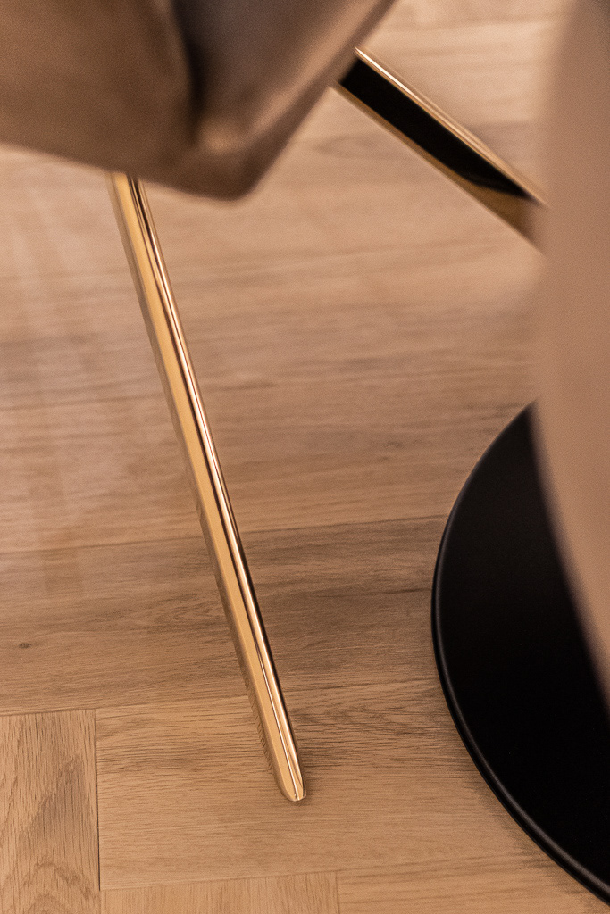 goldene Akzente bei der Einrichtung