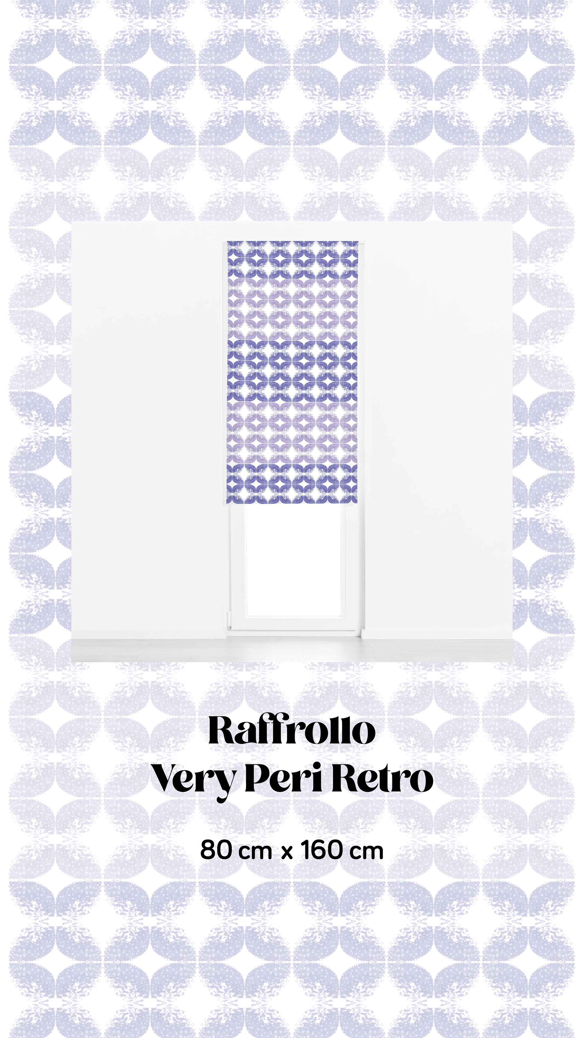 Raffrollo Very Peri Retro