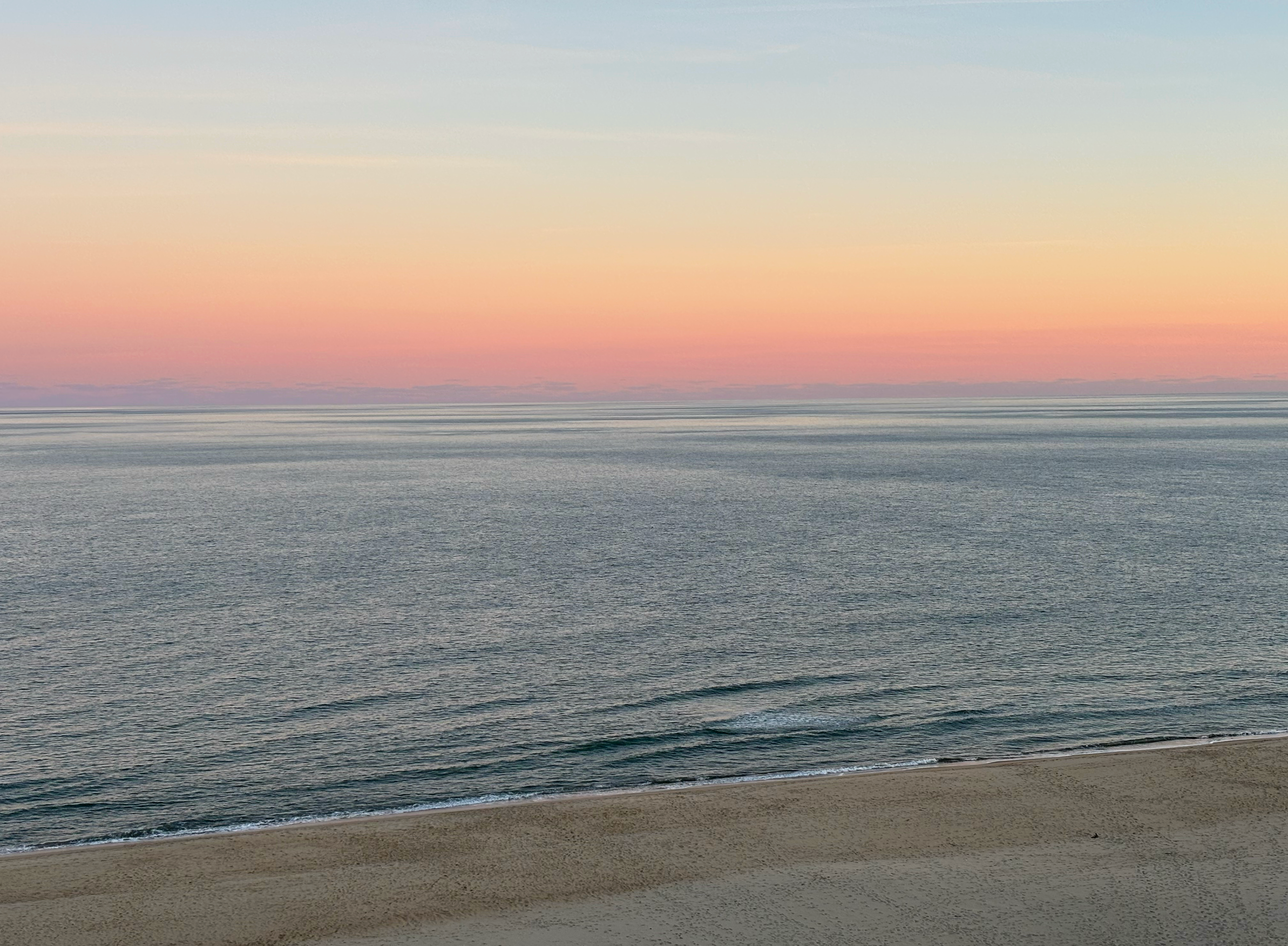The beach in the winter