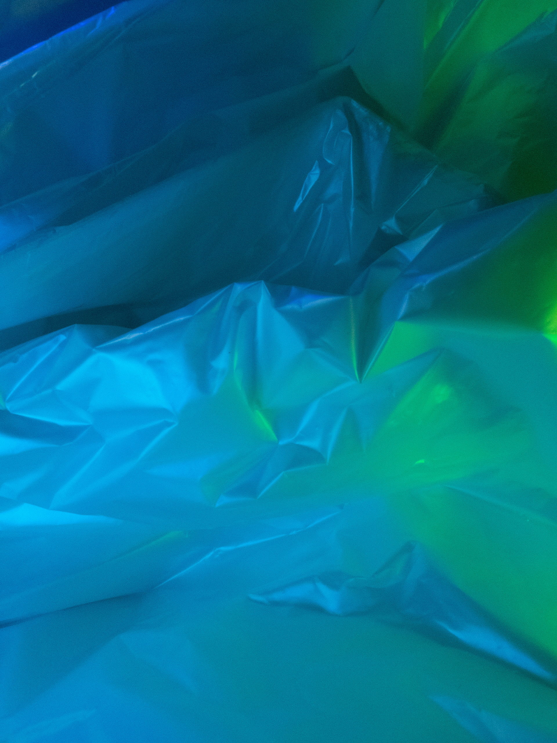 Up close shot of trash bag pt 2