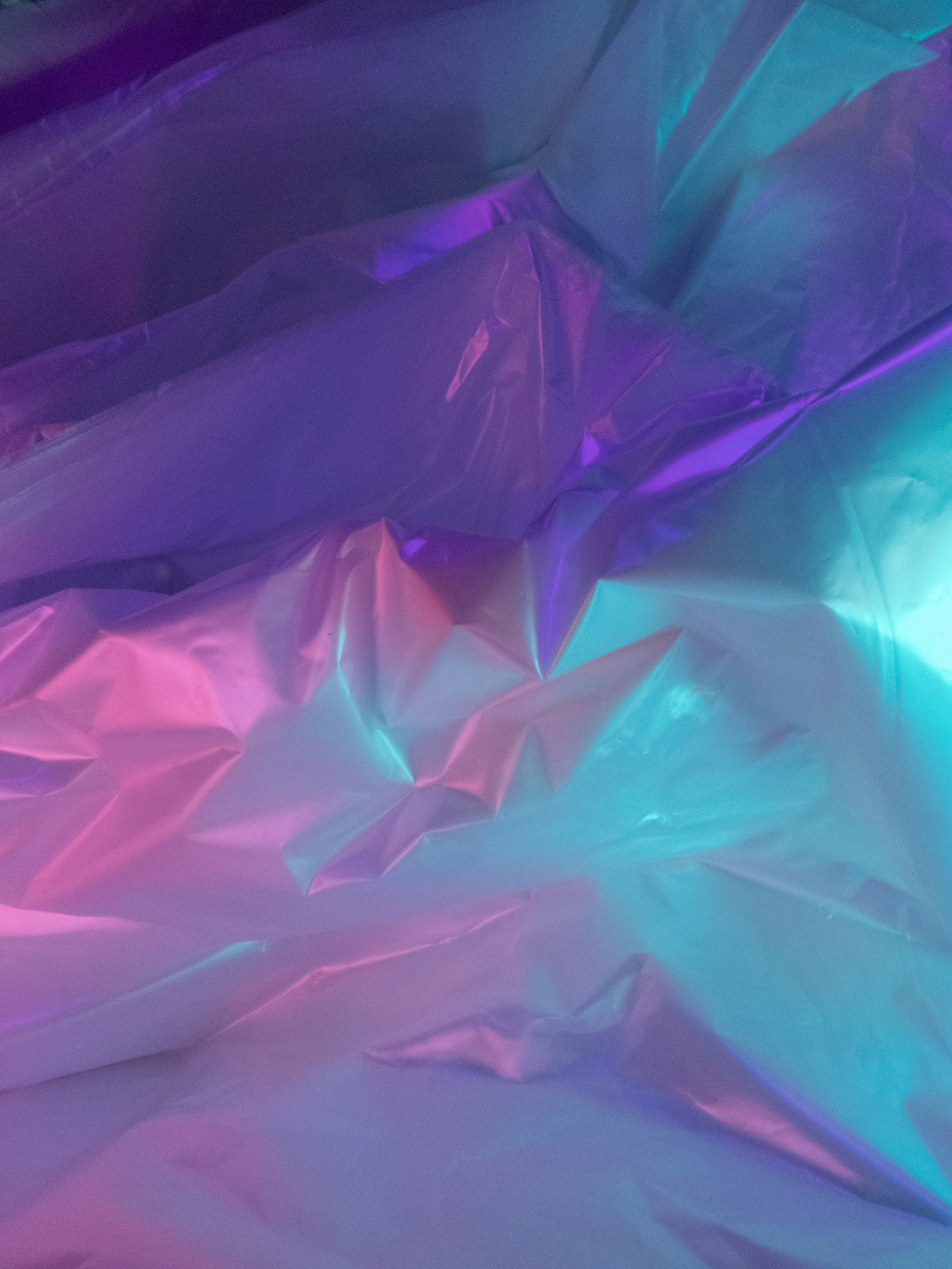 Up close shot of trash bag