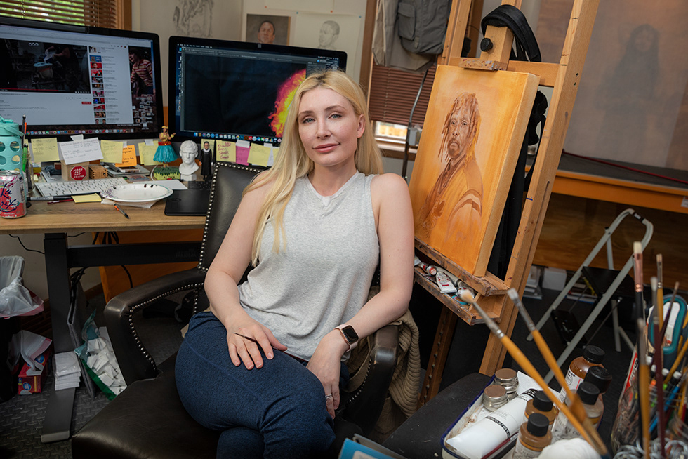 Artist Leigh Brooklyn