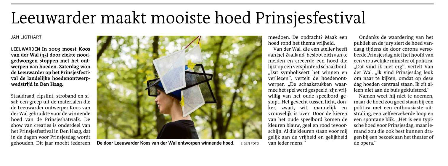 Artikel Leeuwarder Courant