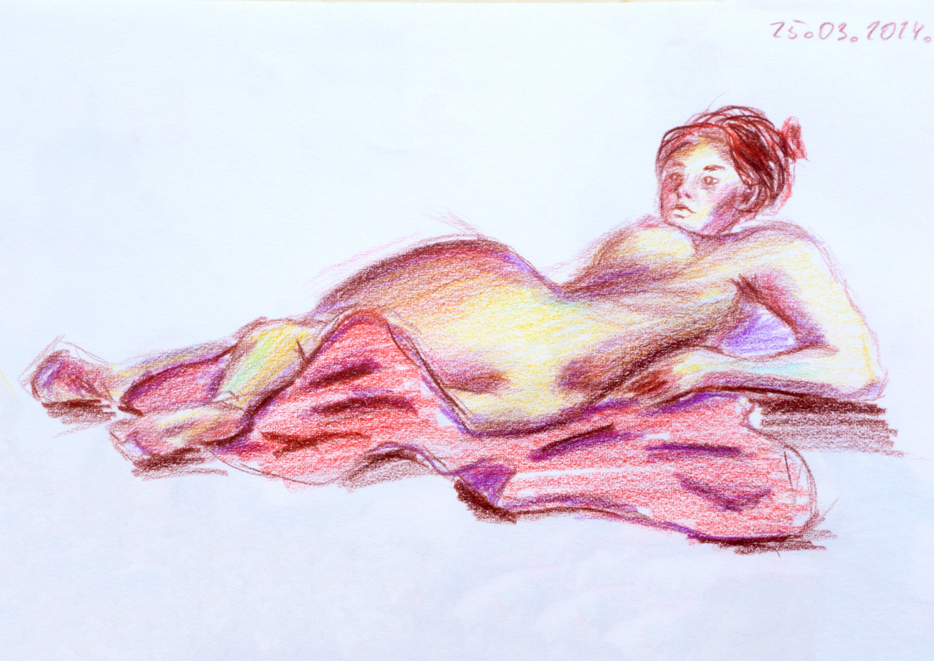 25.03.2024. colored pencils