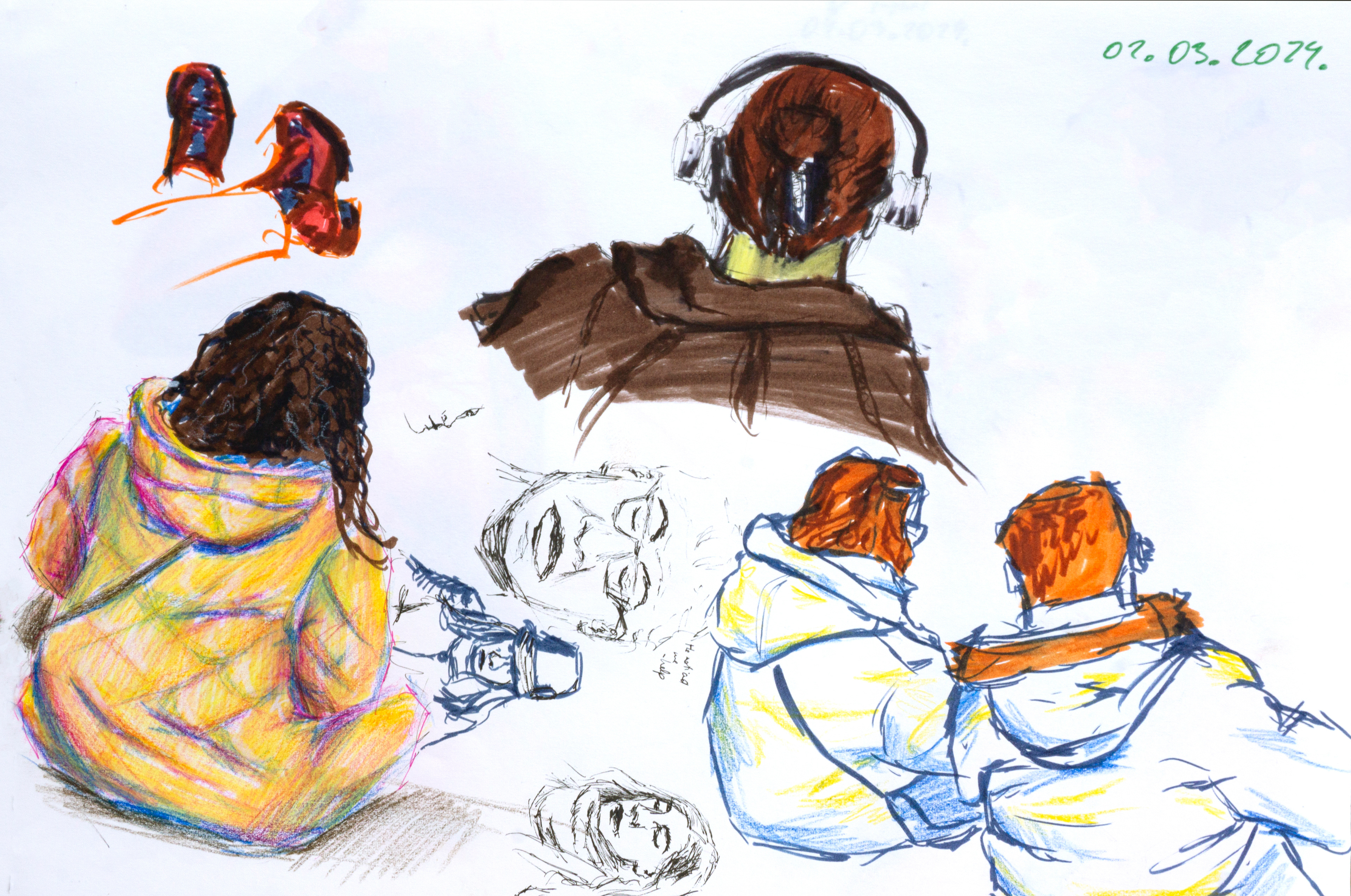02.03.2024. (colored pencils & markers)